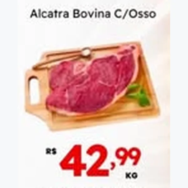 Recorte do encarte de Alcatra Bovina C/osso