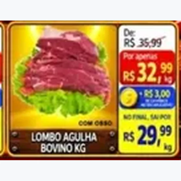 Lombo Agulha Bovino