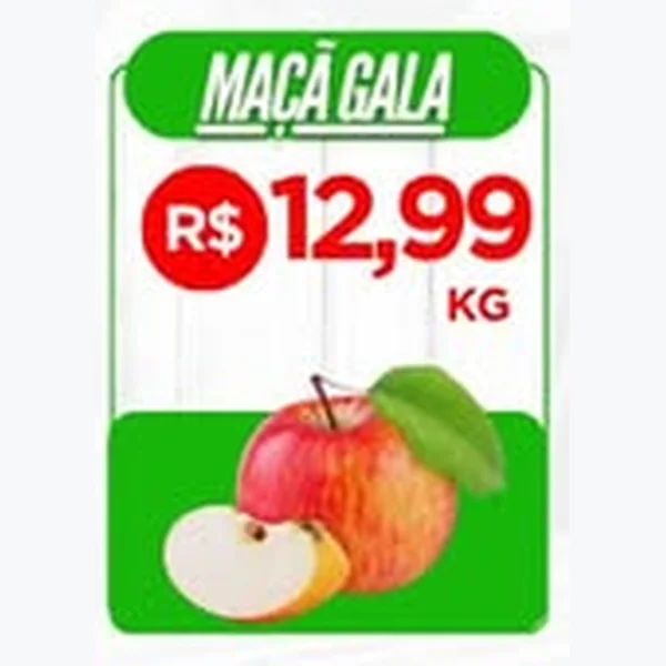 Recorte do encarte de Maçã Gala