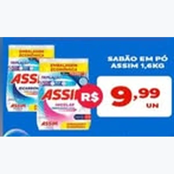 Sabão em Pó Assim 1,6 kg