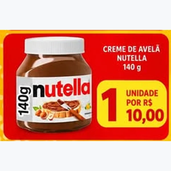 Creme de Avela Nutella 140 g