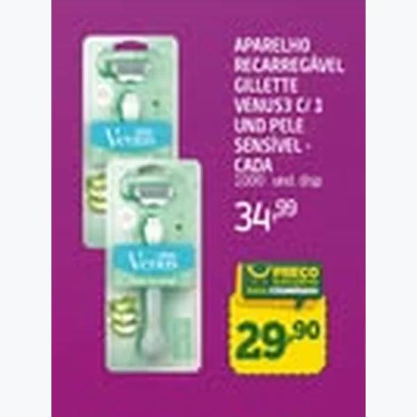 Aparelho Recarregável Venus3 Gillette