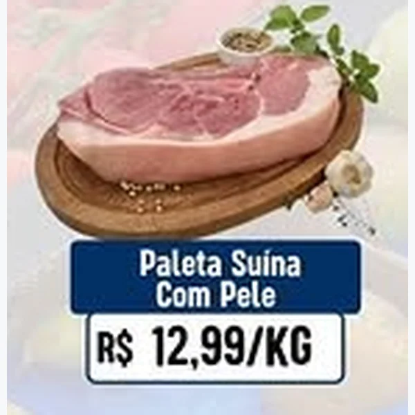 Paleta Suína com Pele