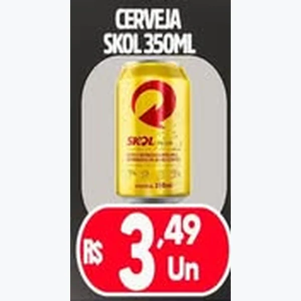 Cerveja Skol 350 ml
