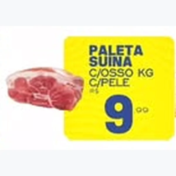 Recorte do encarte de Paleta Suína