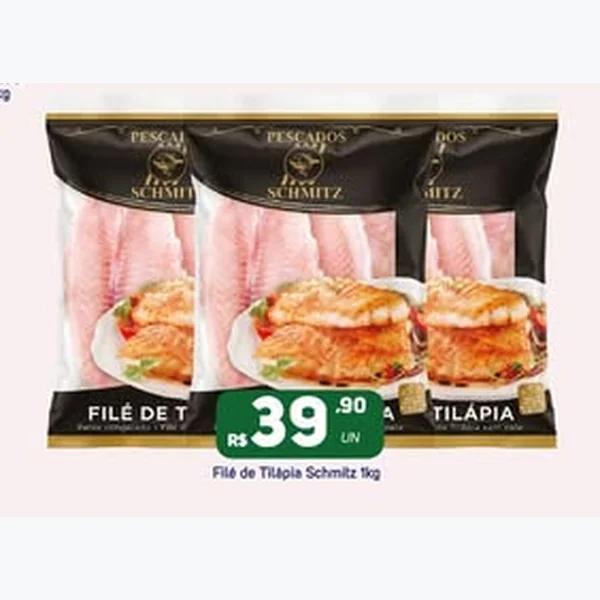 Filé de Tilápia Schmitz 1 kg
