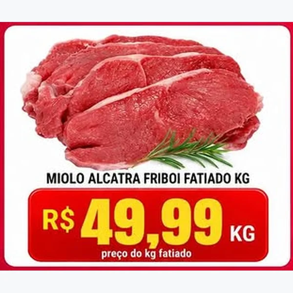 Miolo Alcatra Fatiado Friboi
