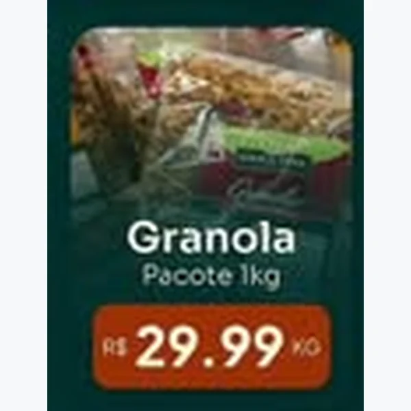 Recorte do encarte de Granola