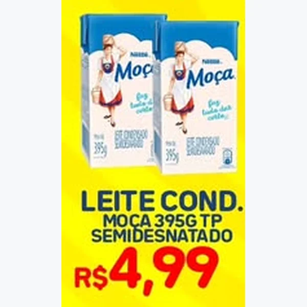 Leite Condensado Semidesnatado Moça 395 g