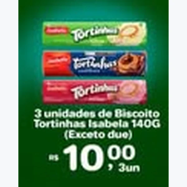 Biscoito Tortinhas Isabela 140 g