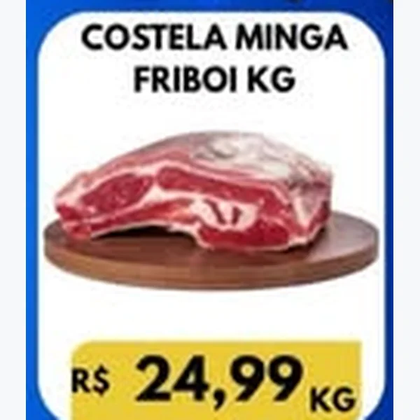Recorte do encarte de Costela Minga Friboi