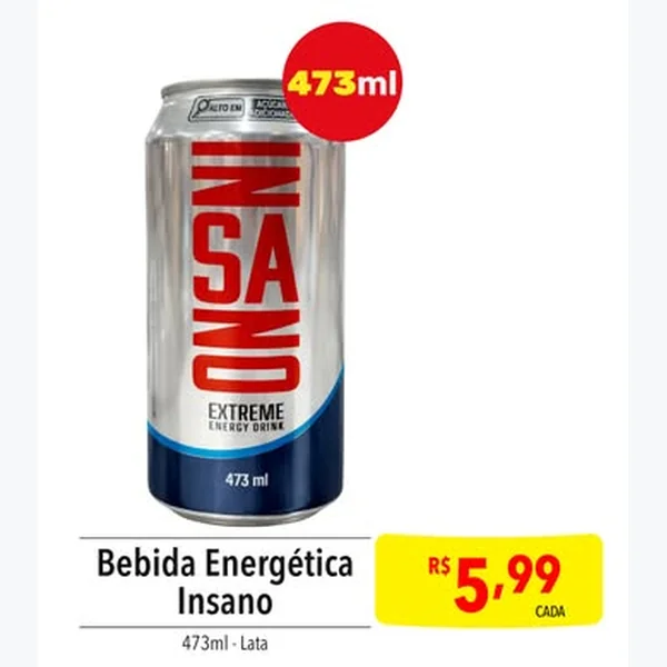 Energético Insano 473 ml