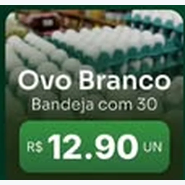 Ovos Brancos 30 un