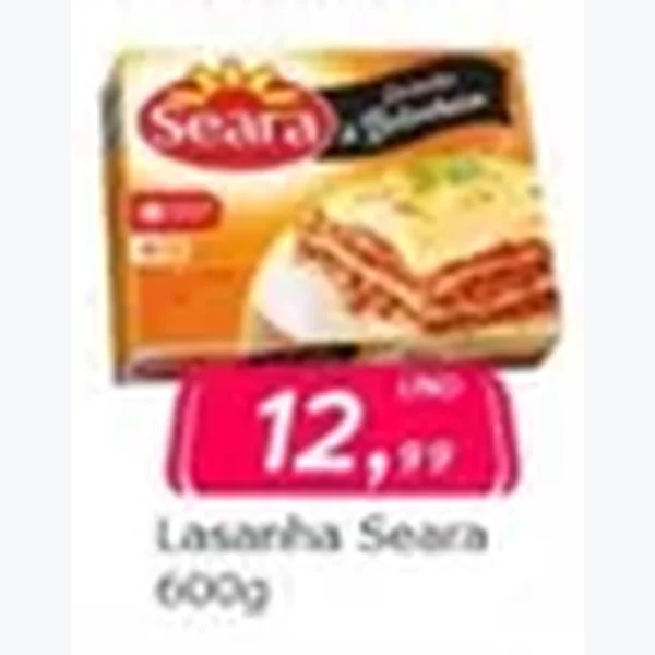 Lasanha Seara 600 g