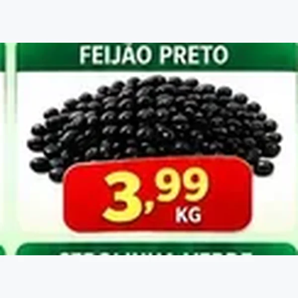 Recorte do encarte de Feijão Preto
