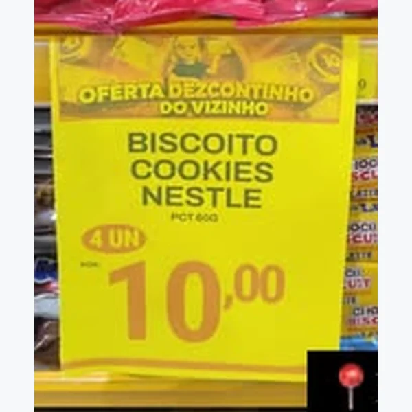 Biscoito Cookies Nestlé 60 g