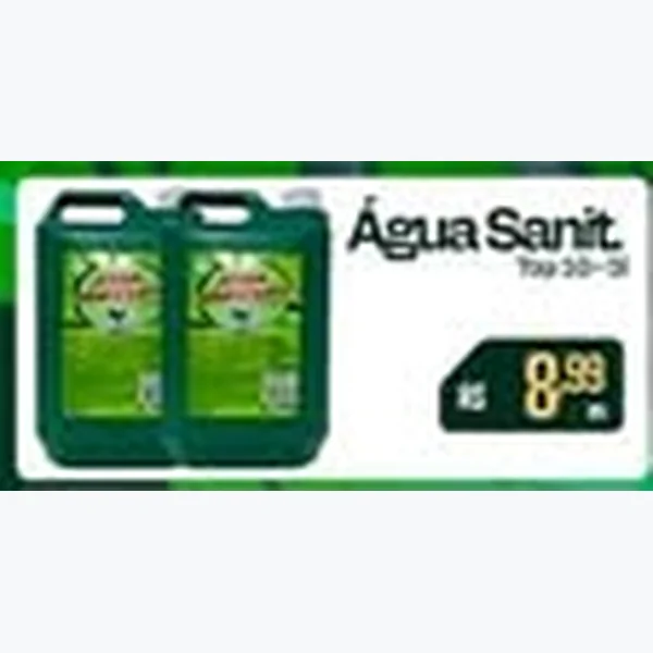 Recorte do encarte de Água Sanitária Sanit