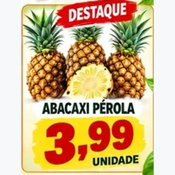 Recorte do encarte de Abacaxi Pérola