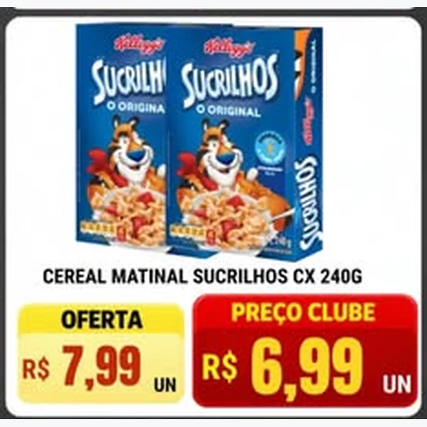 Cereal Matinal Sucrilhos Kellogg's 240 g