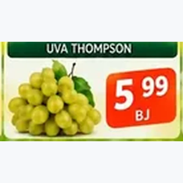 Recorte do encarte de Uva Thompson