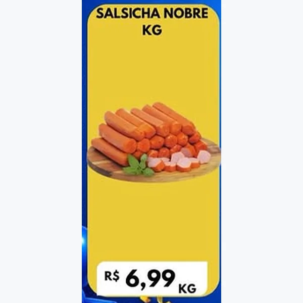 Recorte do encarte de Salsicha Nobre