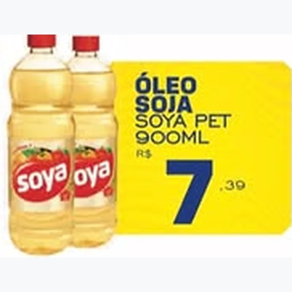 Recorte do encarte de Óleo de Soja Soya 900 ml