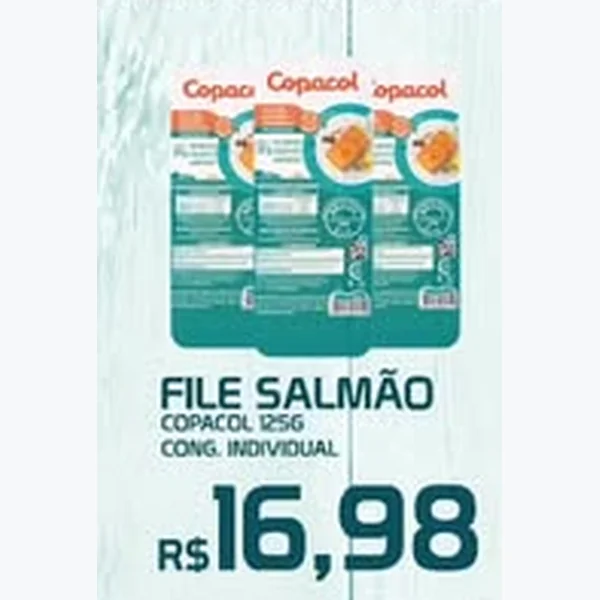 Filé de Salmão Individual Cong. Copacol 125 g