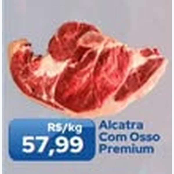 Recorte do encarte de Alcatra com Osso Premium