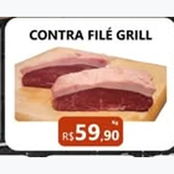 Recorte do encarte de Contra Filé Grill