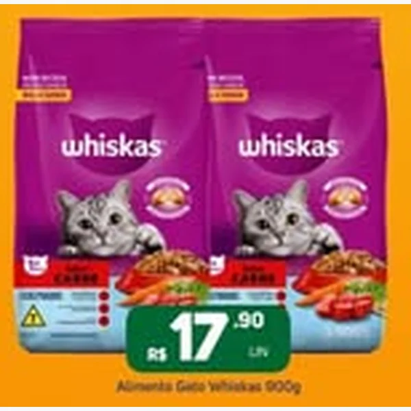 Alimento Gato Whiskas 900 g