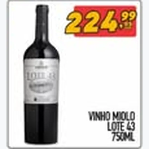 Vinho Lote 43 Miolo 750 ml