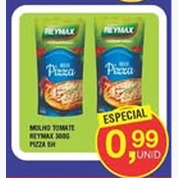 Molho de Tomate Pizza Reymax 300 g