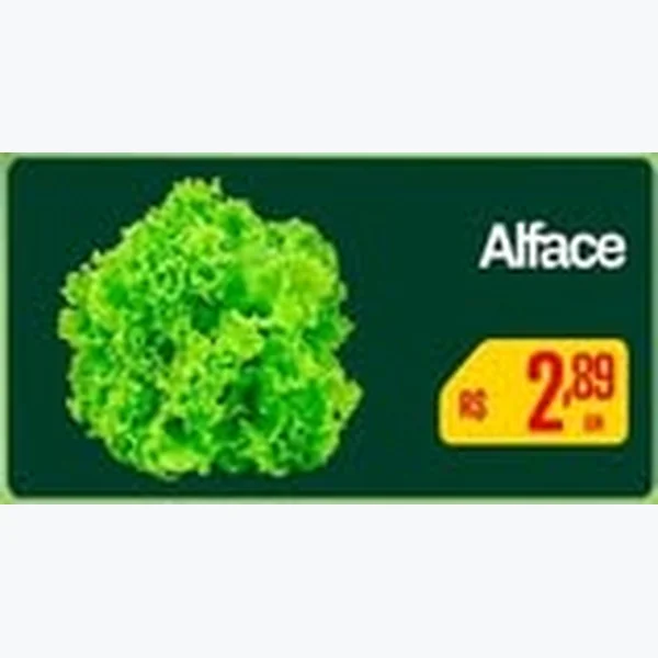 Recorte do encarte de Alface