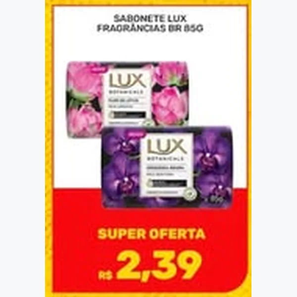 Recorte do encarte de Sabonete Lux 85 g