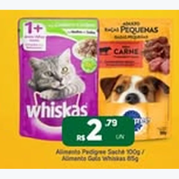 Alimento Sachê Pedigree 100 g