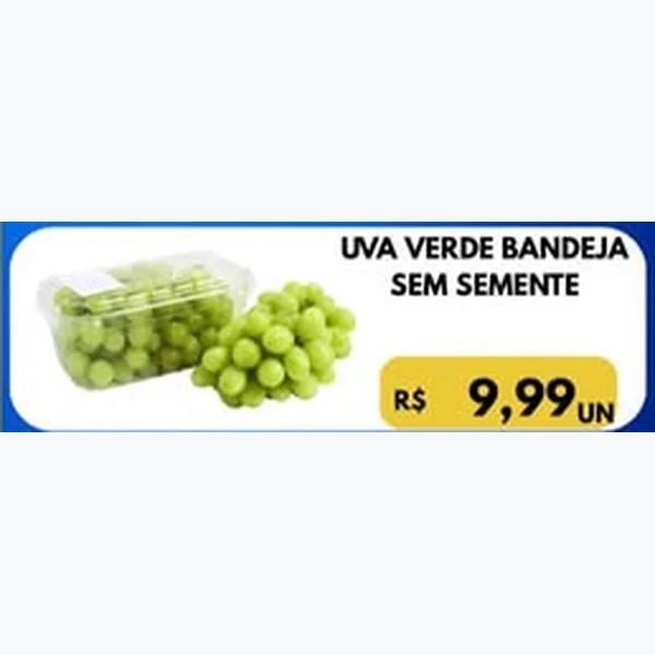 Recorte do encarte de Uva Verde sem Semente