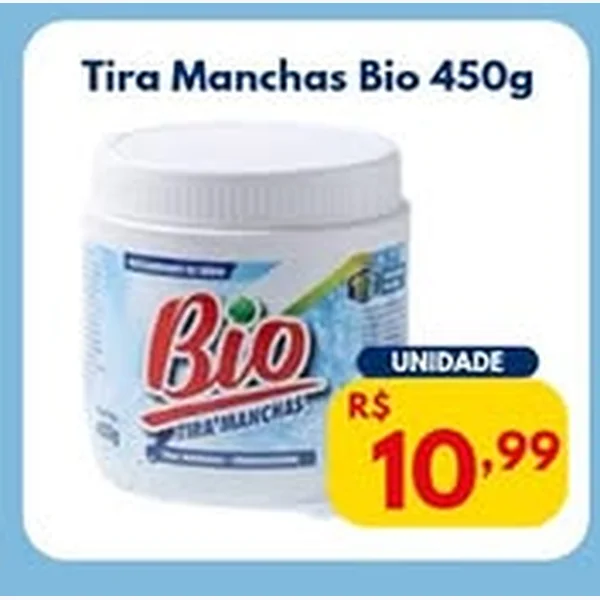 Recorte do encarte de Tira Manchas Bio 450 g