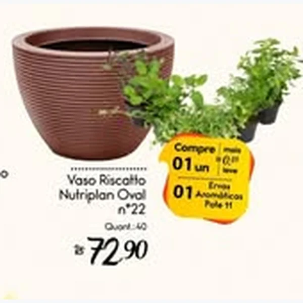 Vaso Riscatto Nutriplan Oval N°22