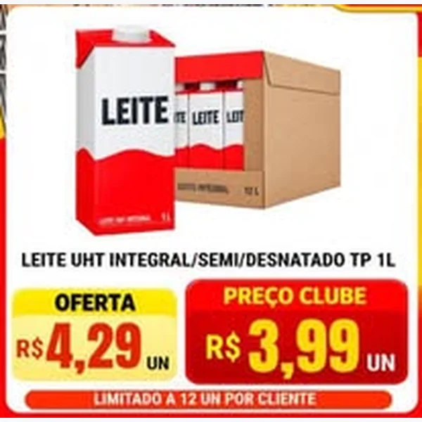 Leite Uht Desnatado 1 L