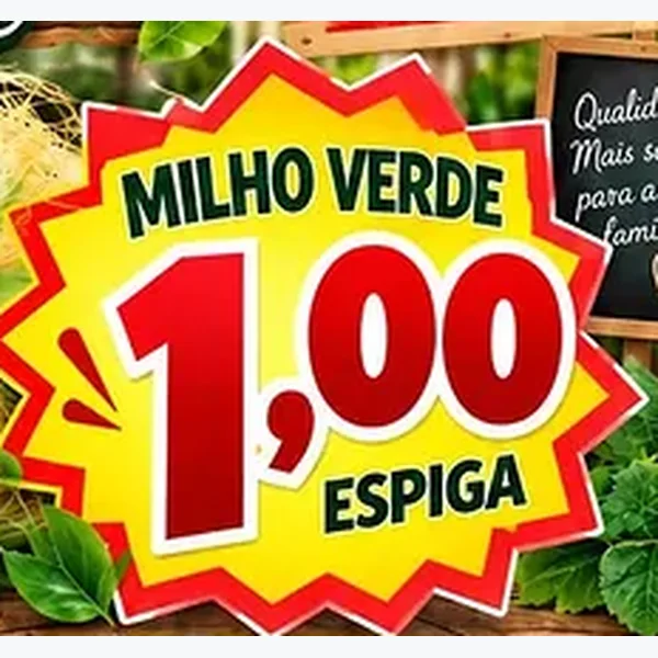 Recorte do encarte de Milho Verde