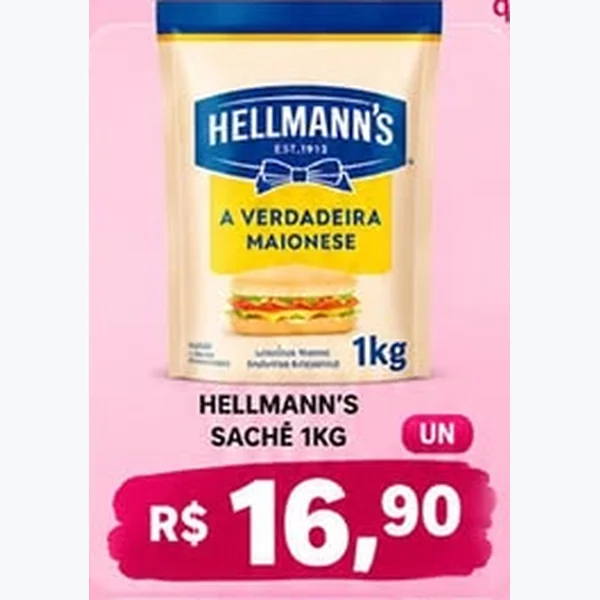 Maionese Hellmann's 1 kg