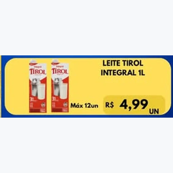 Leite Integral Tirol 1 L