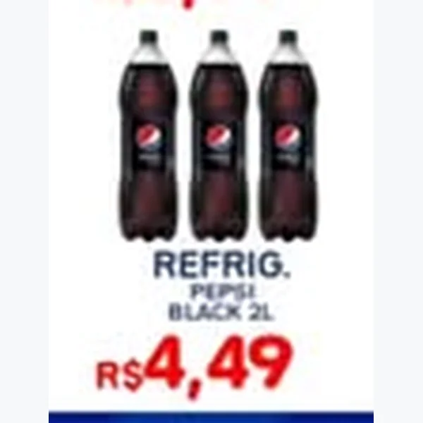 Recorte do encarte de Refrigerante Black Pepsi 2 L