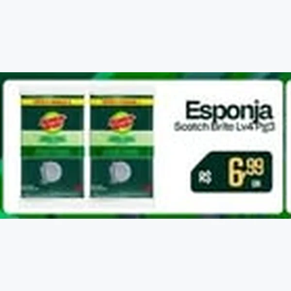 Esponja Scotch Brite 4 un