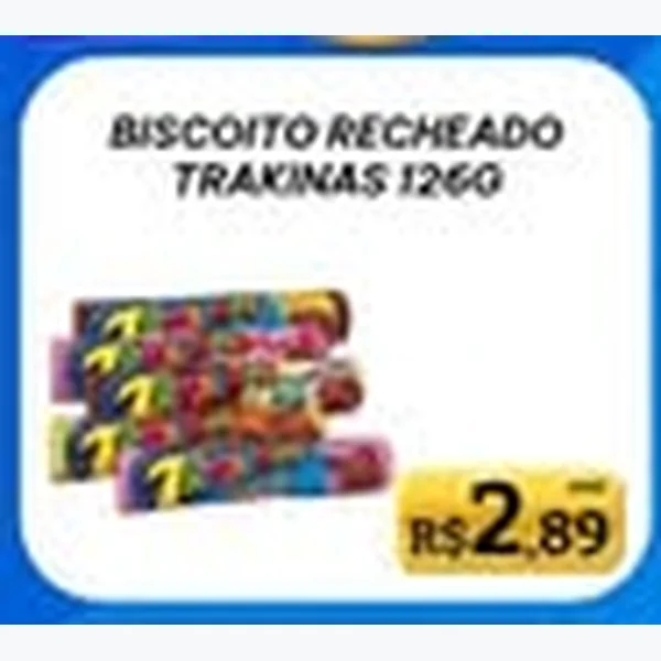Biscoito Recheado Trakinas