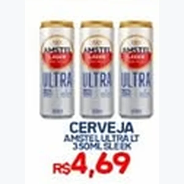 Recorte do encarte de Cerveja Amstel Ultra 350 ml
