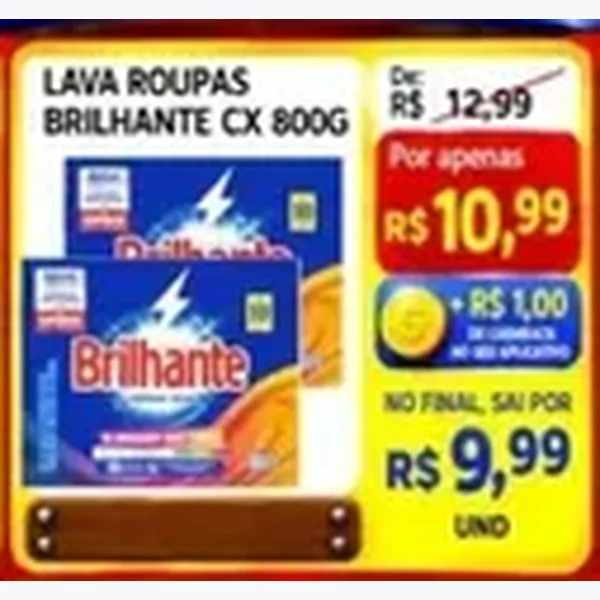 Lava Roupas Brilhante