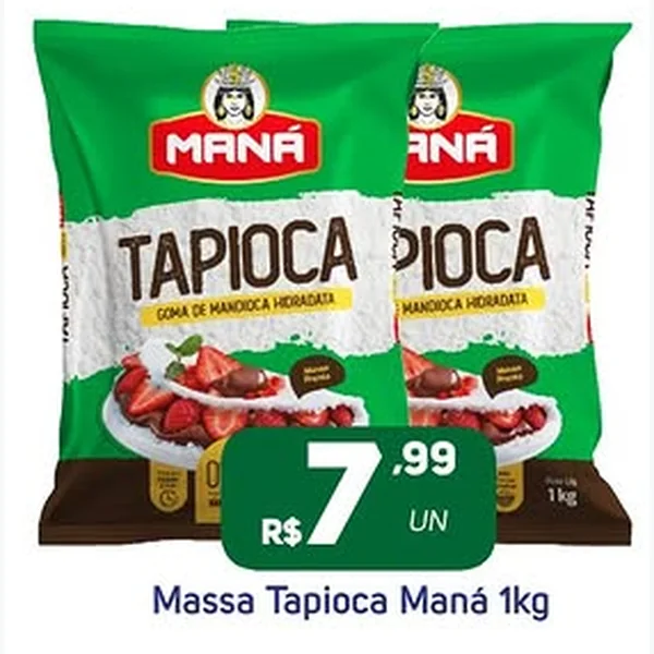 Massa de Tapioca Maná 1 kg