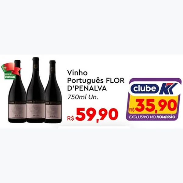 Vinho Português FLOR D'PENALVA 750 ml