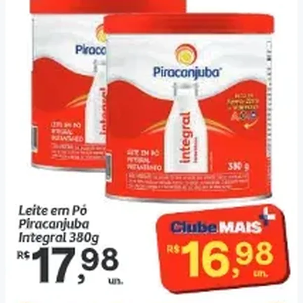 Leite em Pó Piracanjuba 380 g